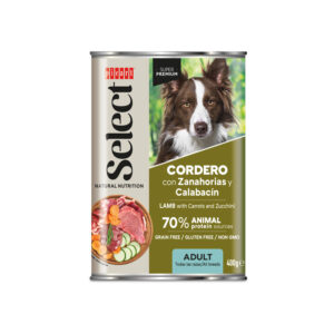 Select Adulto Cordero con Zanahorias y Calabacín