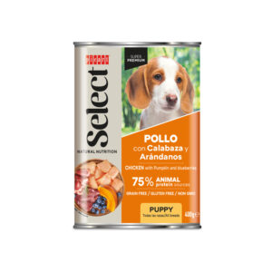 Select Puppy Pollo con Calabaza y Arándanos