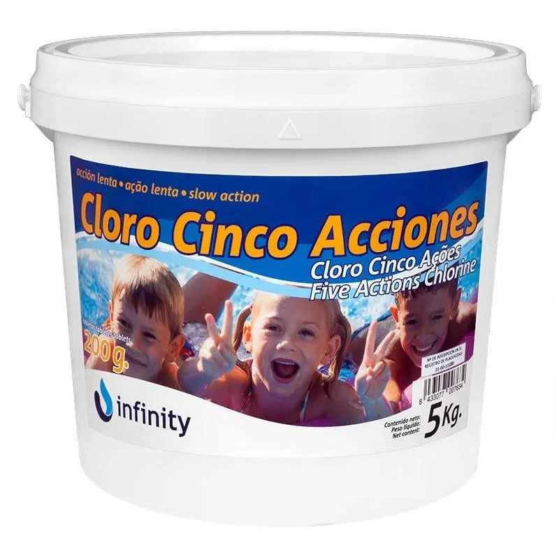 CLORO 3 EFECTOS TABLETA 200 GRS 5 KG INFINITY