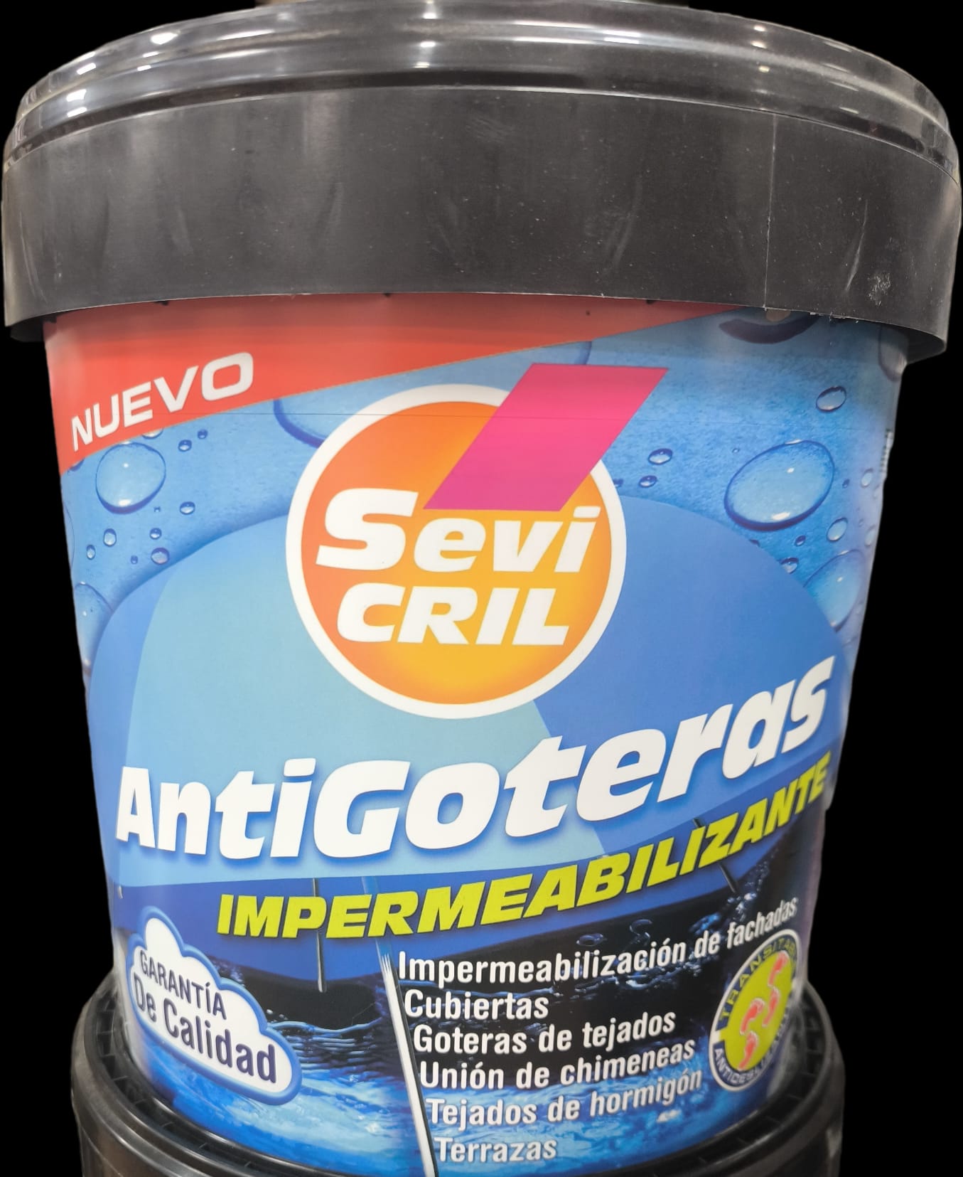 Sevicril AntiGoteras 15L — Impermeabilizante elástico para cubiertas y fachadas