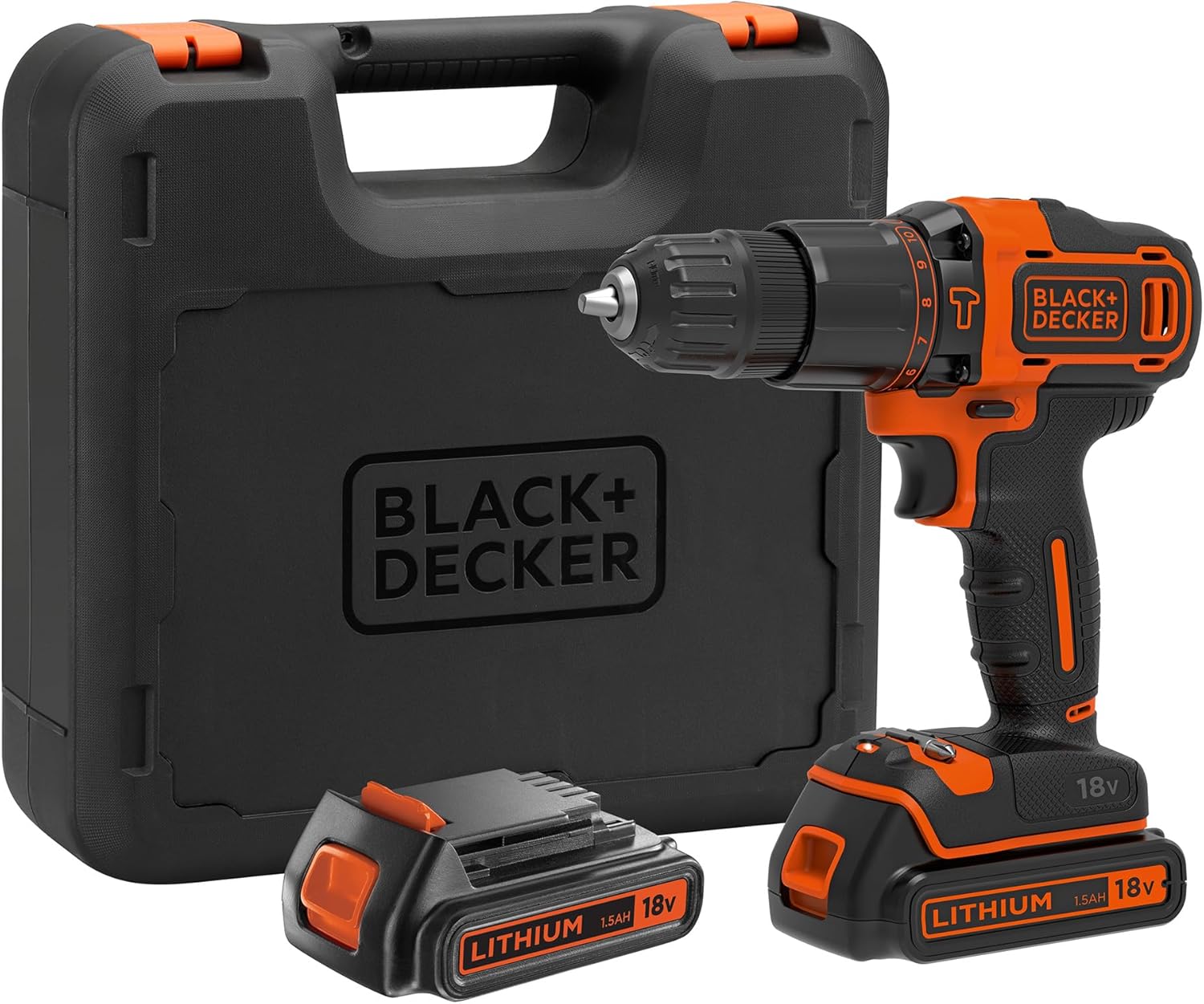 TALADRO PERCUTOR 18V BDCHD18KB-QW BLACK+DECKER